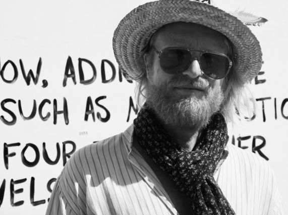 Image shows Ryan Board at MUYBRIDGE water project in Margate, photographed in 2024